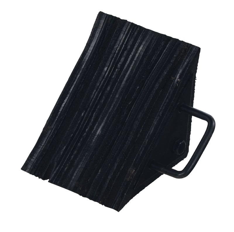 Vestil LWC-15 Laminated Rubber Wheel Chock, Overall W x L x H (in.) 10-5/16 x 8 x 8, black - Image 2
